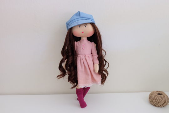 handmade art doll by ret