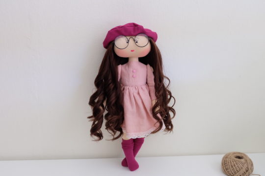 handmade art doll by ret